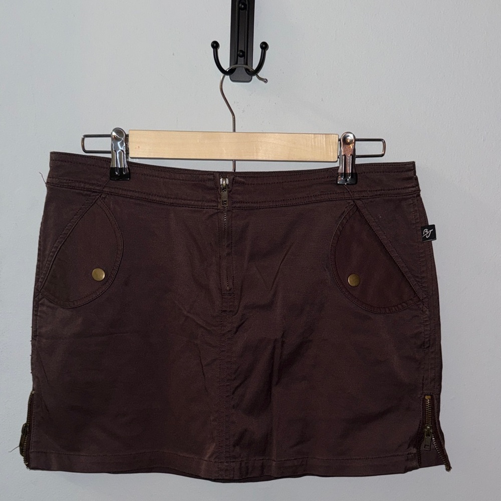 Brown Mini Skirt